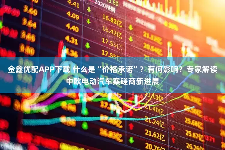 金鑫优配APP下载 什么是“价格承诺”？有何影响？专家解读中欧电动汽车案磋商新进展